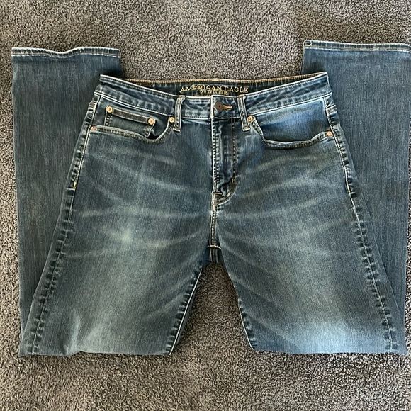 American Eagle Men's Extreme Flex Relaxed Straight Jeans 31x32 - Picture 1 of 11